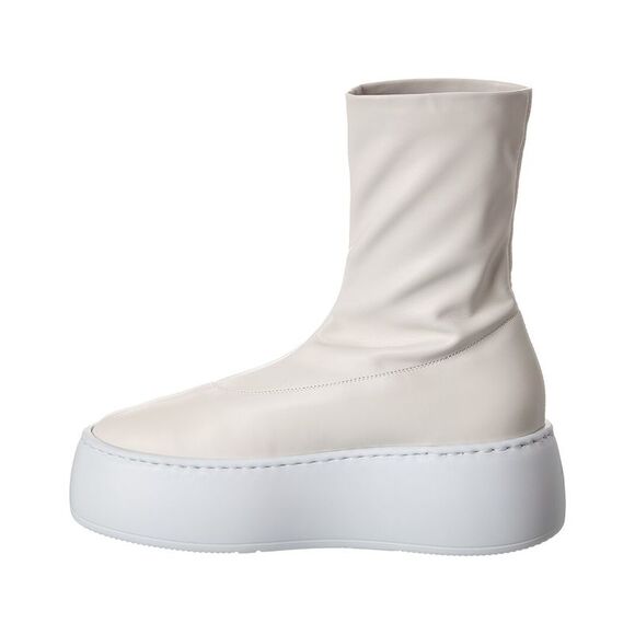 Giuseppe Zanotti Alma Leather Platform Boot, White - Picture 2 of 5